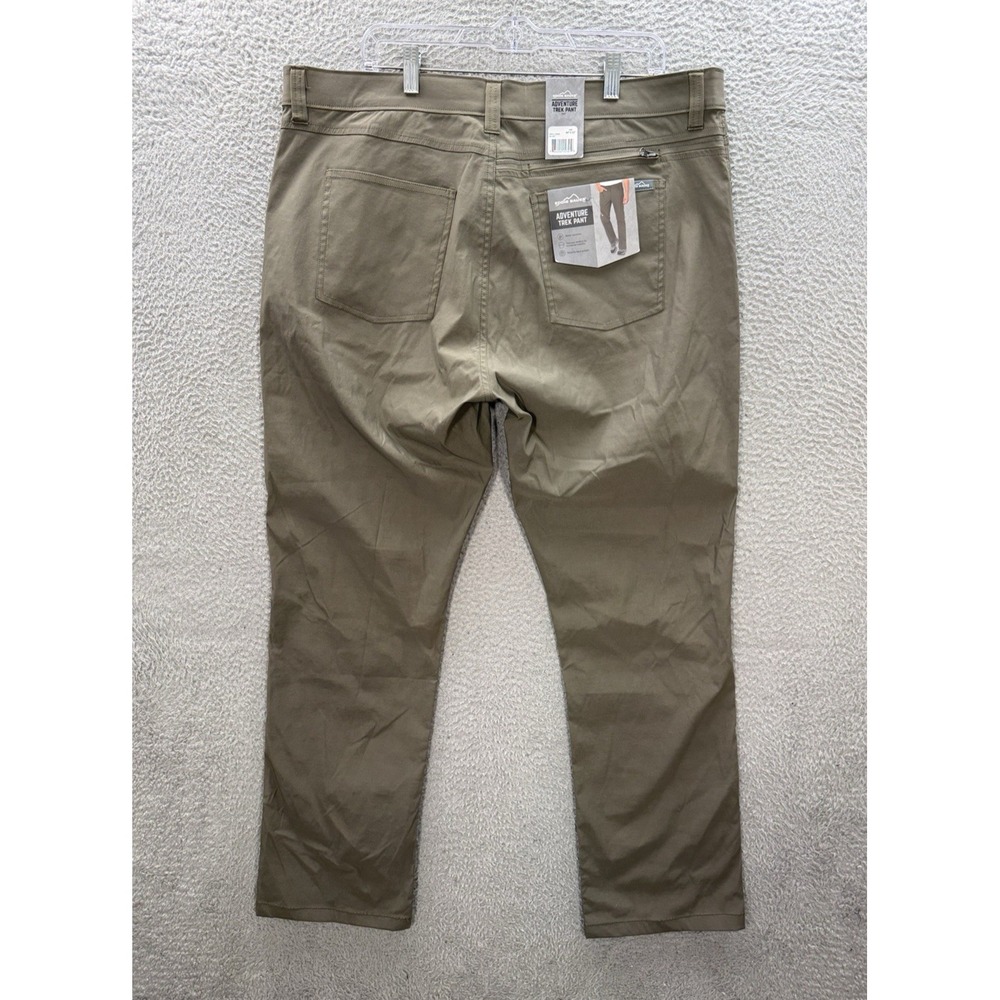 Eddie Bauer Pants Mens 40x32 Green Adventure Trek Pant Stretch Outdoors NEW